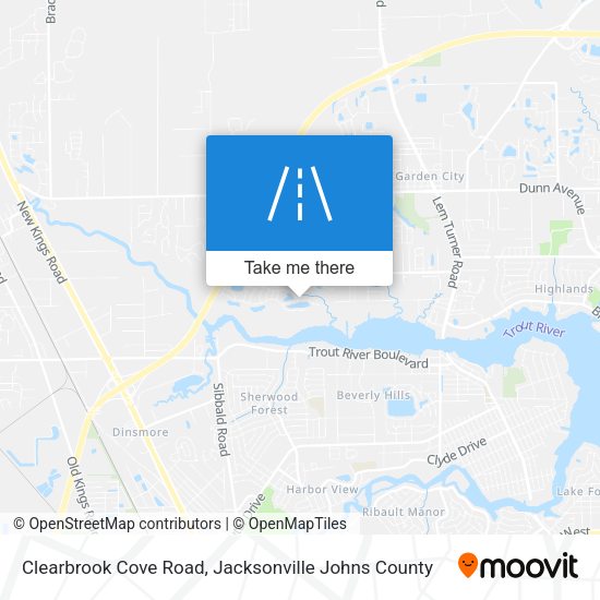 Clearbrook Cove Road map