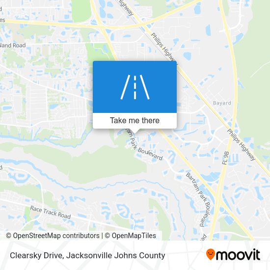 Clearsky Drive map