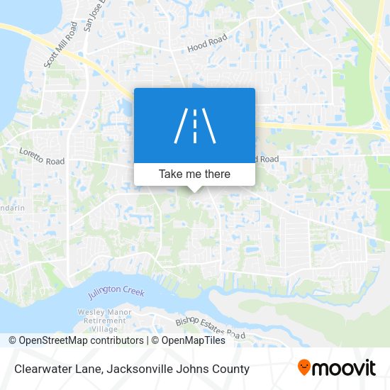 Mapa de Clearwater Lane