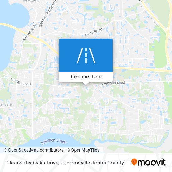 Mapa de Clearwater Oaks Drive
