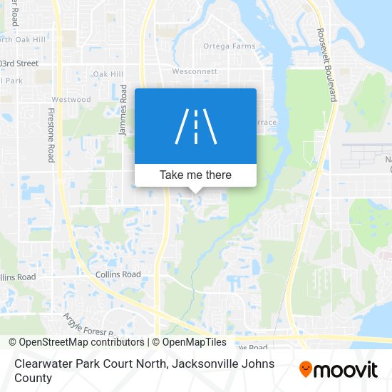 Mapa de Clearwater Park Court North