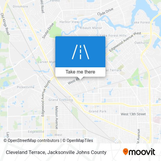 Cleveland Terrace map