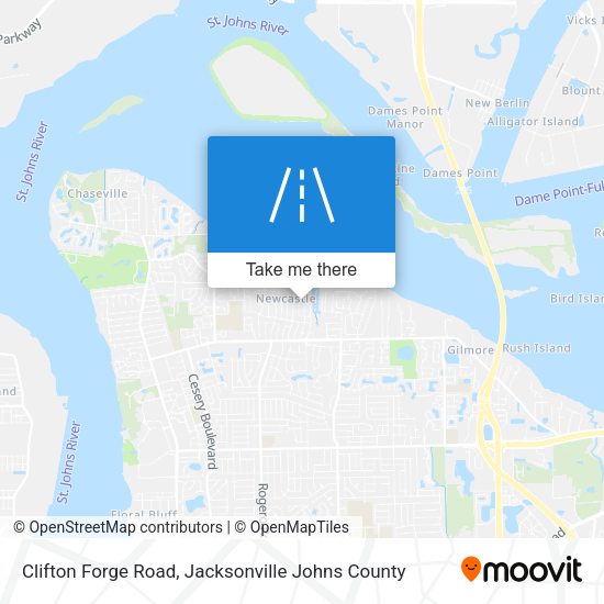Clifton Forge Road map