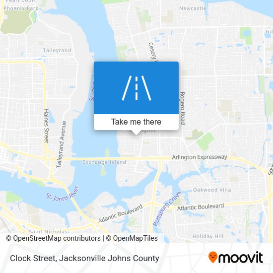 Mapa de Clock Street