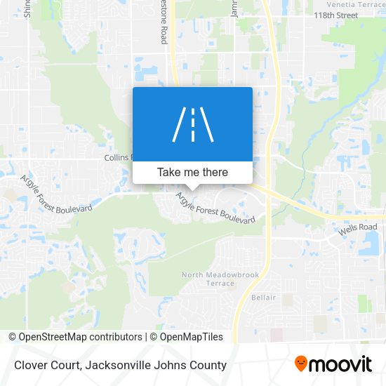 Clover Court map