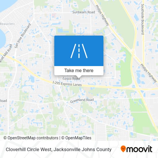 Mapa de Cloverhill Circle West