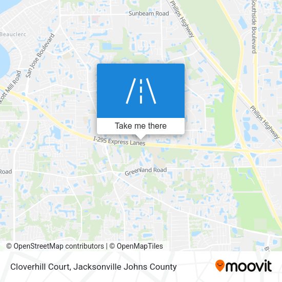 Cloverhill Court map