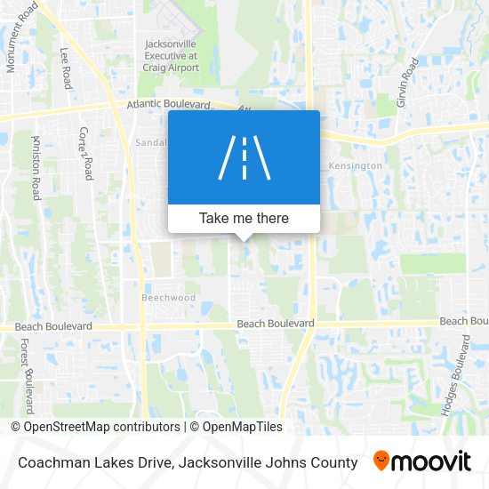 Coachman Lakes Drive map