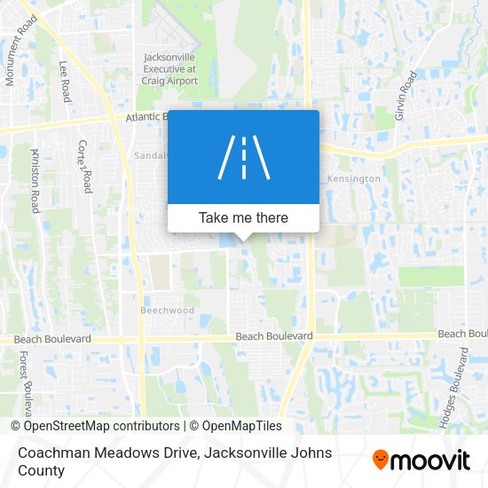 Coachman Meadows Drive map
