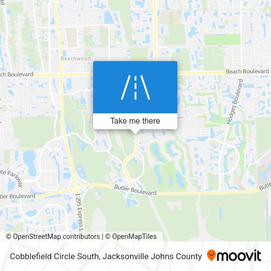 Mapa de Cobblefield Circle South