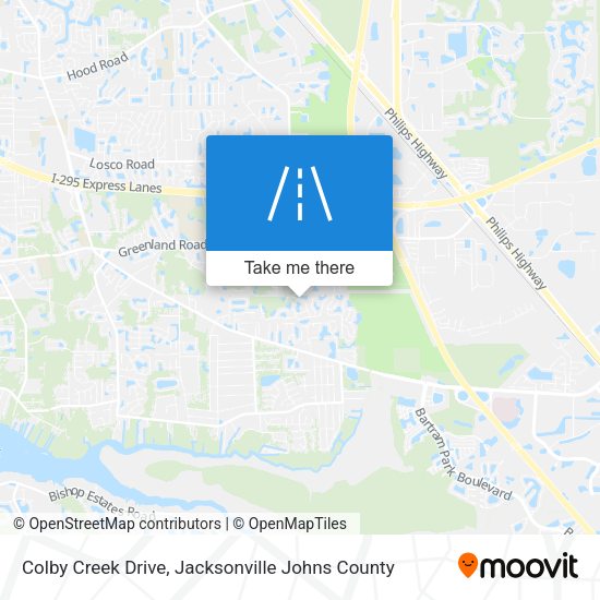 Colby Creek Drive map