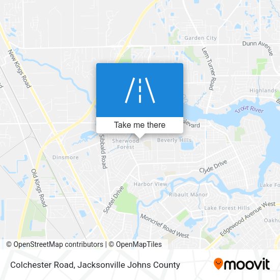 Mapa de Colchester Road