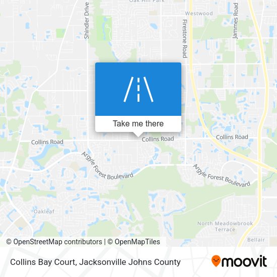 Mapa de Collins Bay Court