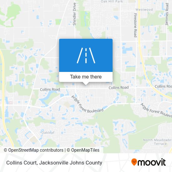 Mapa de Collins Court