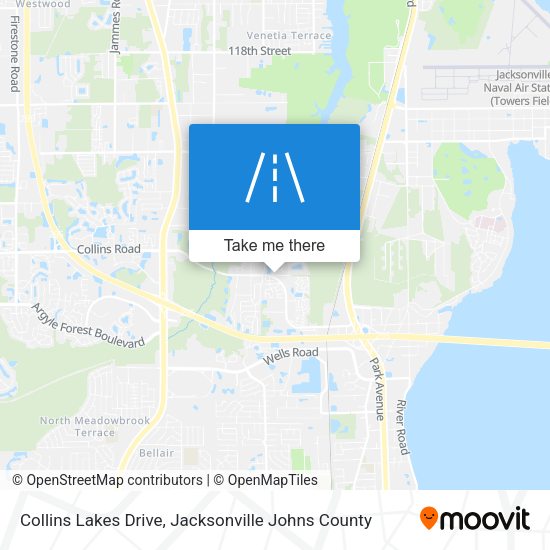 Mapa de Collins Lakes Drive