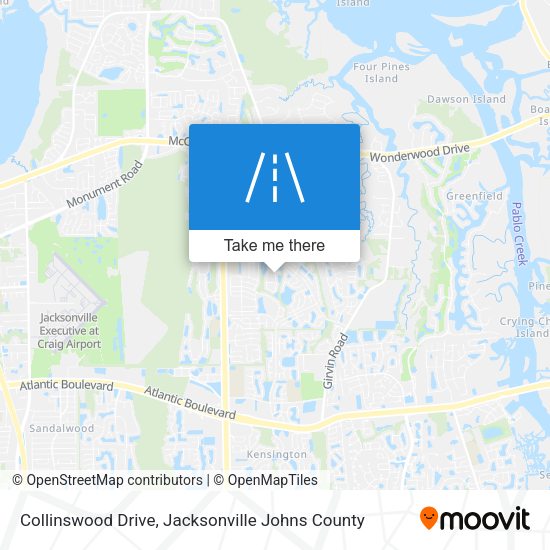 Mapa de Collinswood Drive