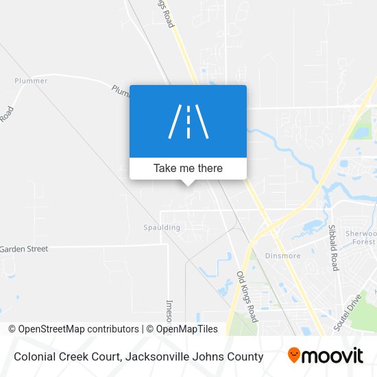 Colonial Creek Court map