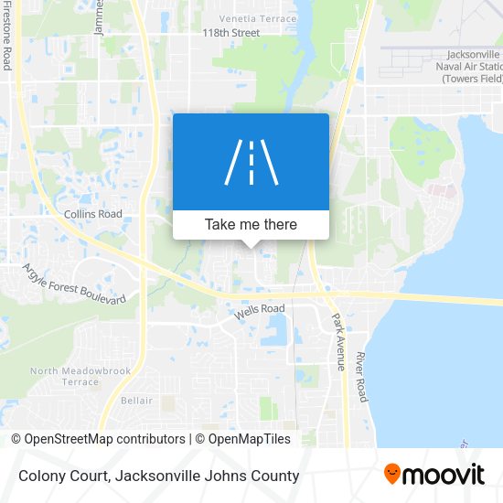 Mapa de Colony Court