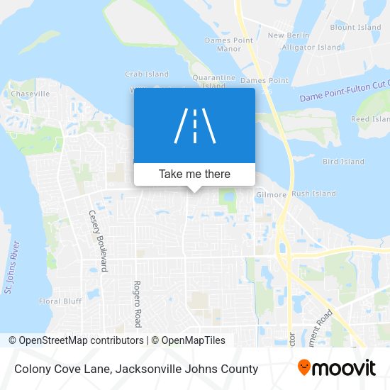 Mapa de Colony Cove Lane