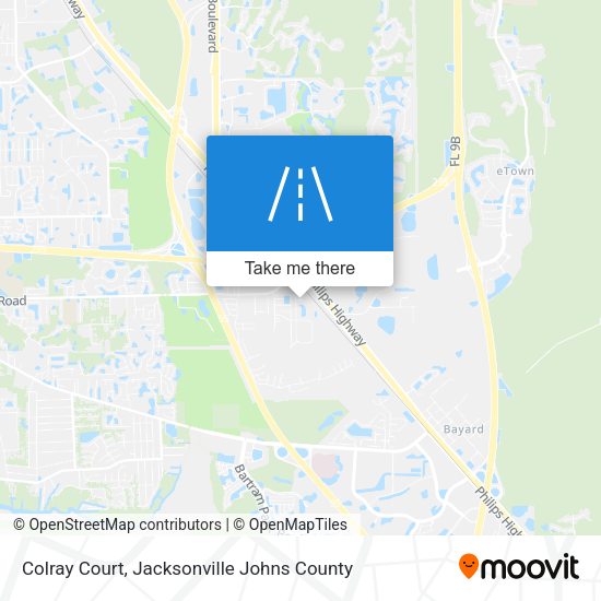 Colray Court map