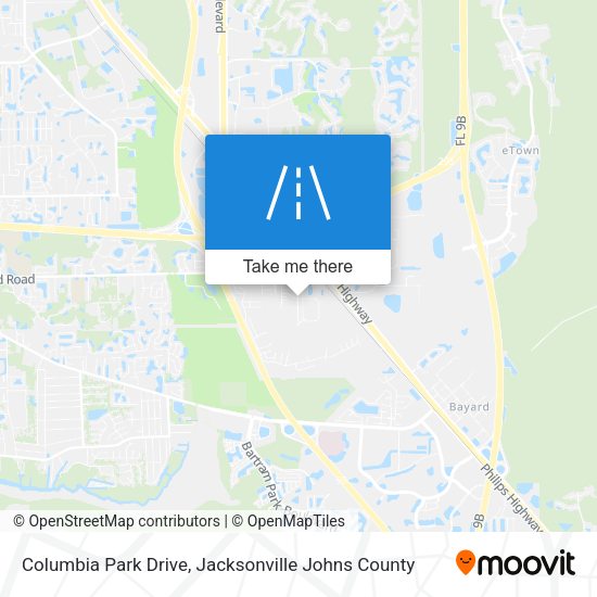 Columbia Park Drive map