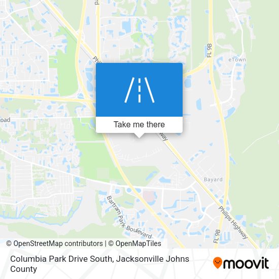 Mapa de Columbia Park Drive South