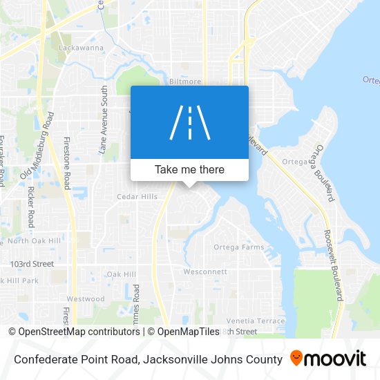 Confederate Point Road map
