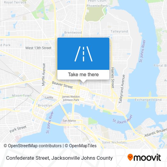 Confederate Street map