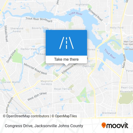 Mapa de Congress Drive