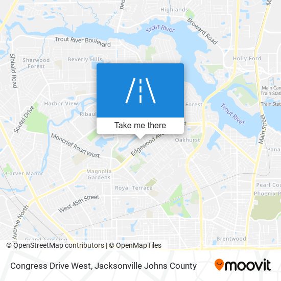 Congress Drive West map