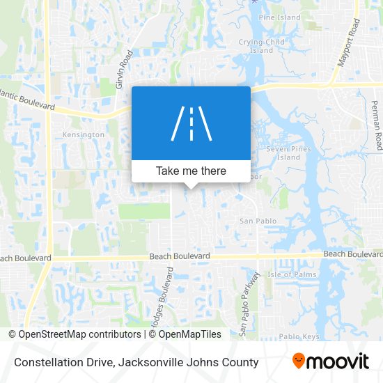 Constellation Drive map