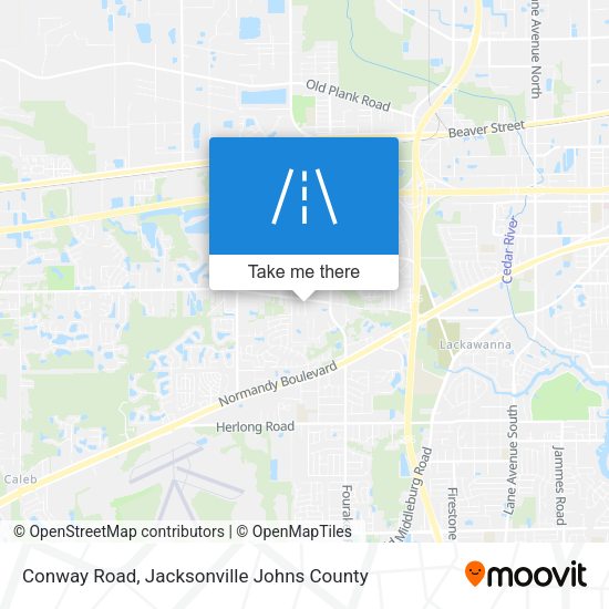 Mapa de Conway Road