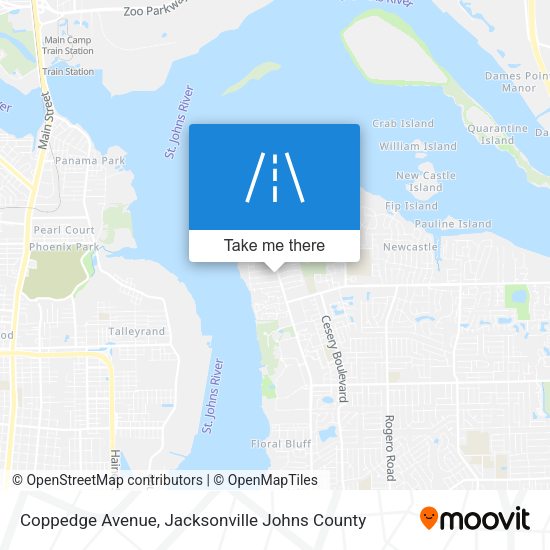 Mapa de Coppedge Avenue