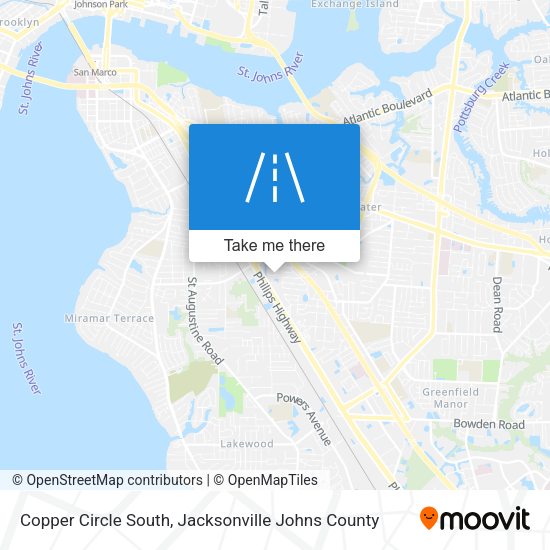 Copper Circle South map