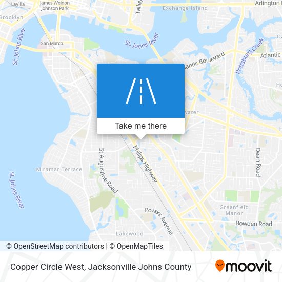 Mapa de Copper Circle West