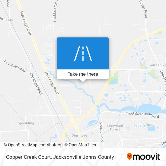 Copper Creek Court map