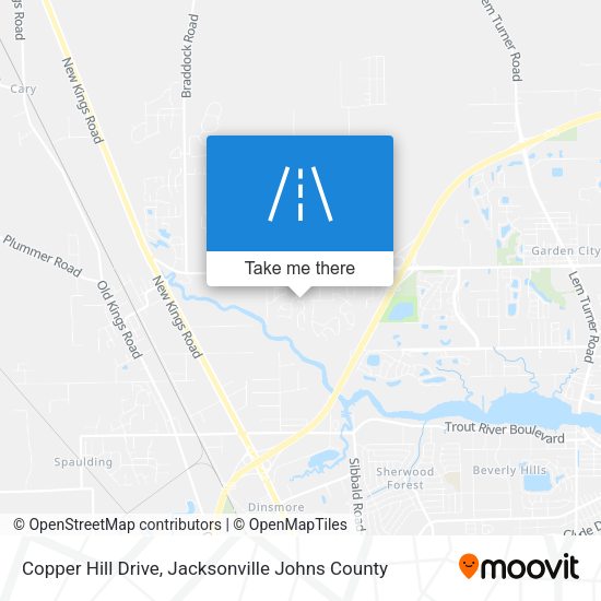 Mapa de Copper Hill Drive