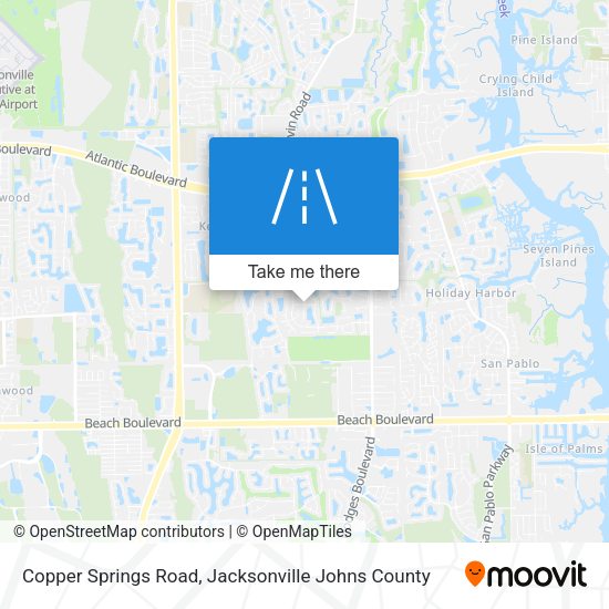 Mapa de Copper Springs Road