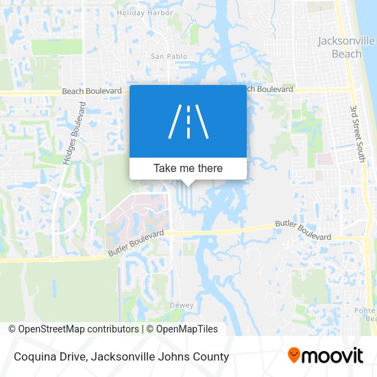 Coquina Drive map