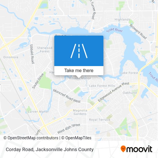 Corday Road map