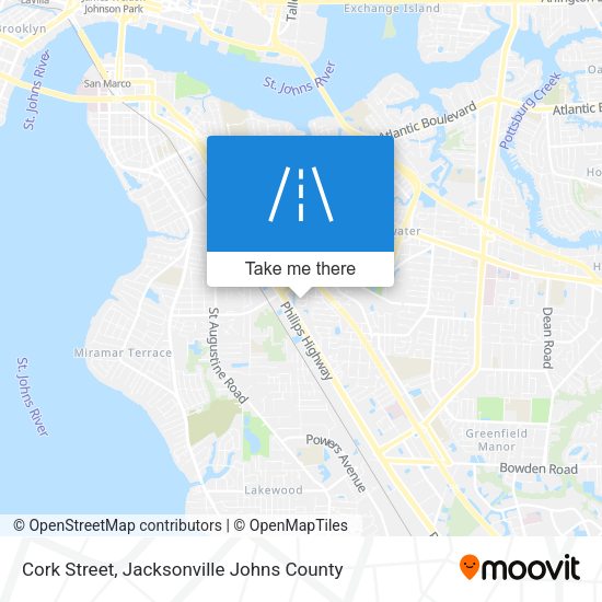Mapa de Cork Street