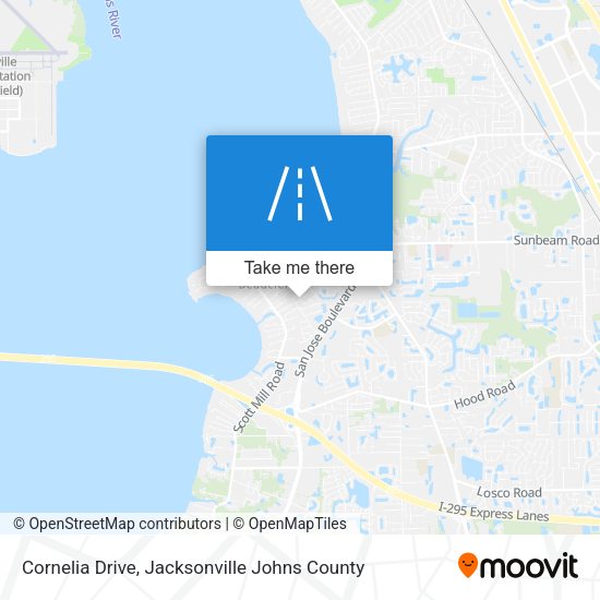 Cornelia Drive map