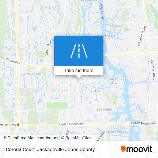Mapa de Corona Court