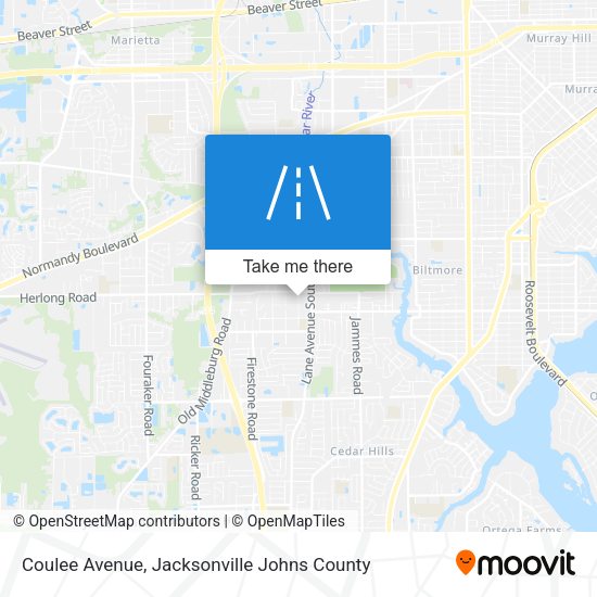 Mapa de Coulee Avenue