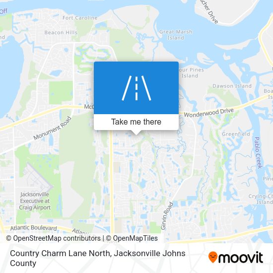 Mapa de Country Charm Lane North