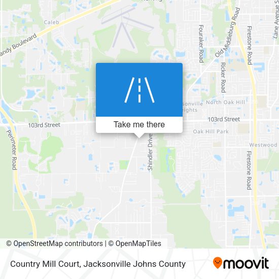 Country Mill Court map