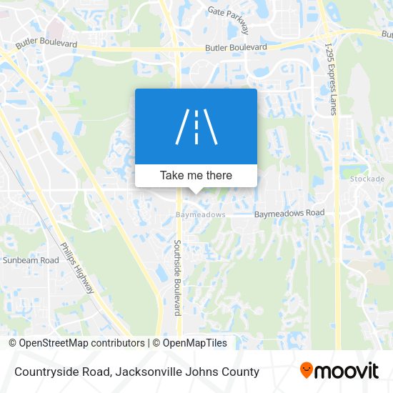 Countryside Road map