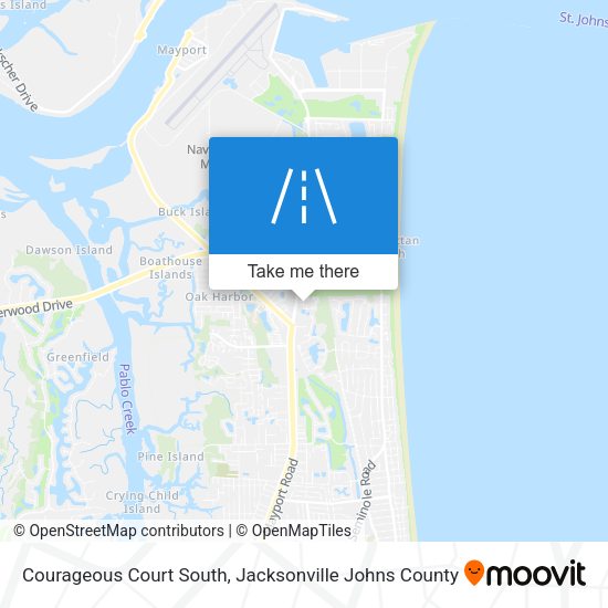Courageous Court South map