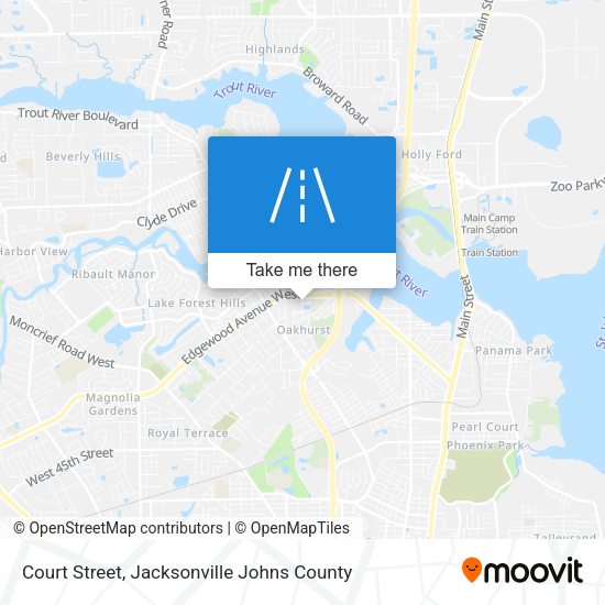 Court Street map