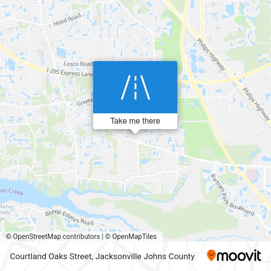 Courtland Oaks Street map